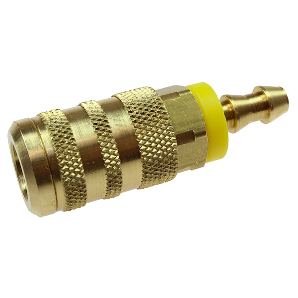 1/4" 6-Point Industrial Coupler 3/8" ID Lock-On